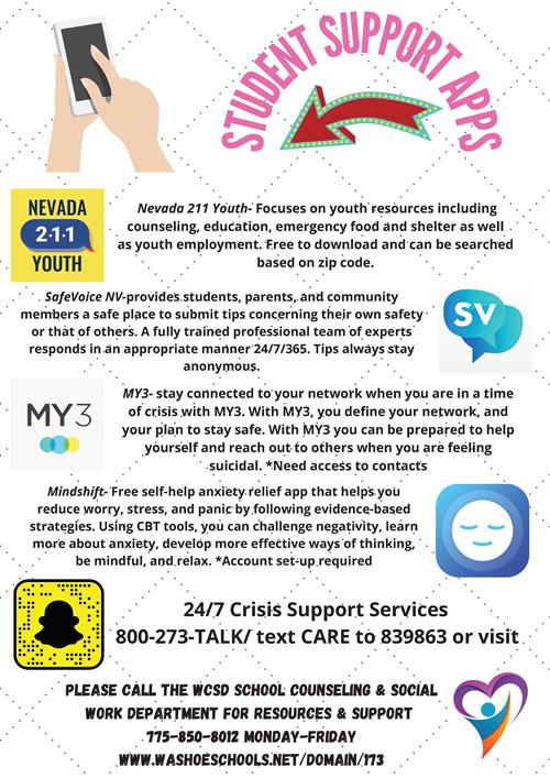 Student apps flyer 